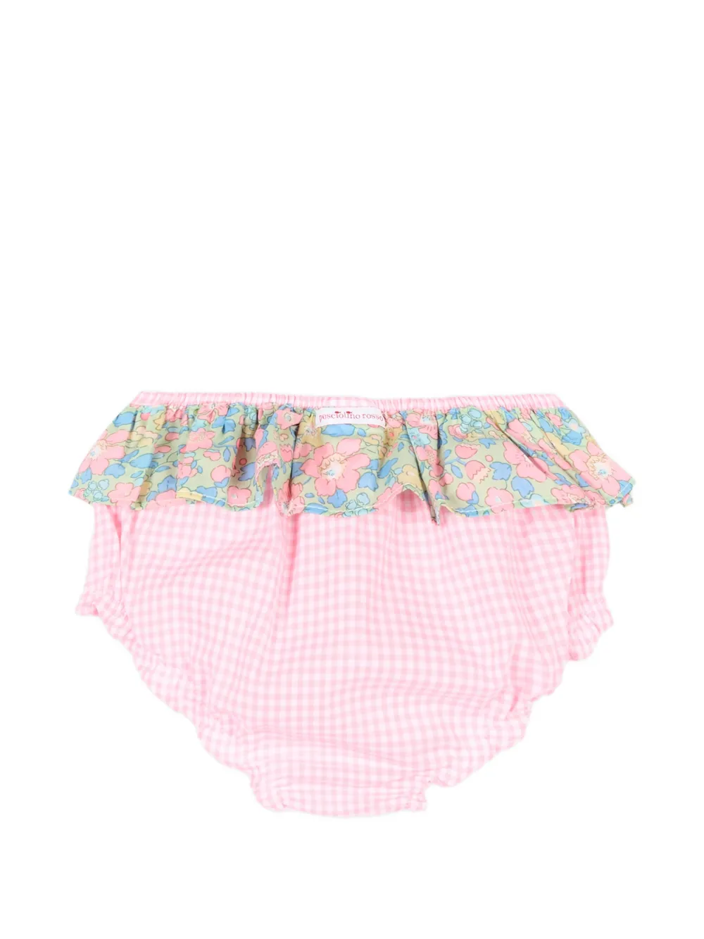 Pesciolino Rosso Kids gingham bikini bottom - Rosa