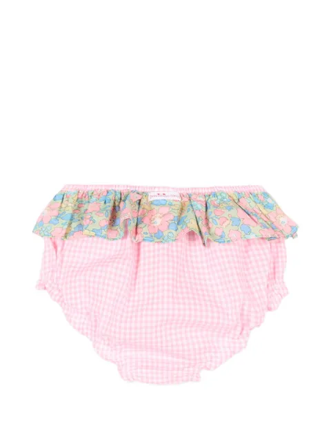 Pesciolino Rosso Kids gingham bikini bottom
