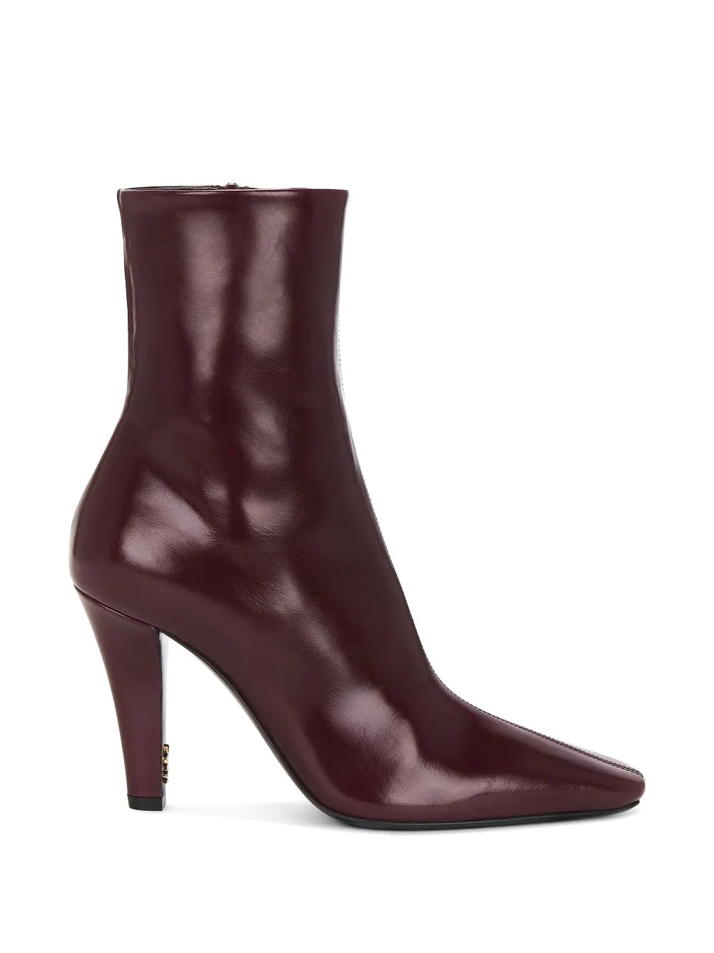 Saint Laurent Jill leather ankle boots Rood