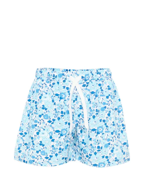 Pesciolino Rosso Kids floral-print swim shorts
