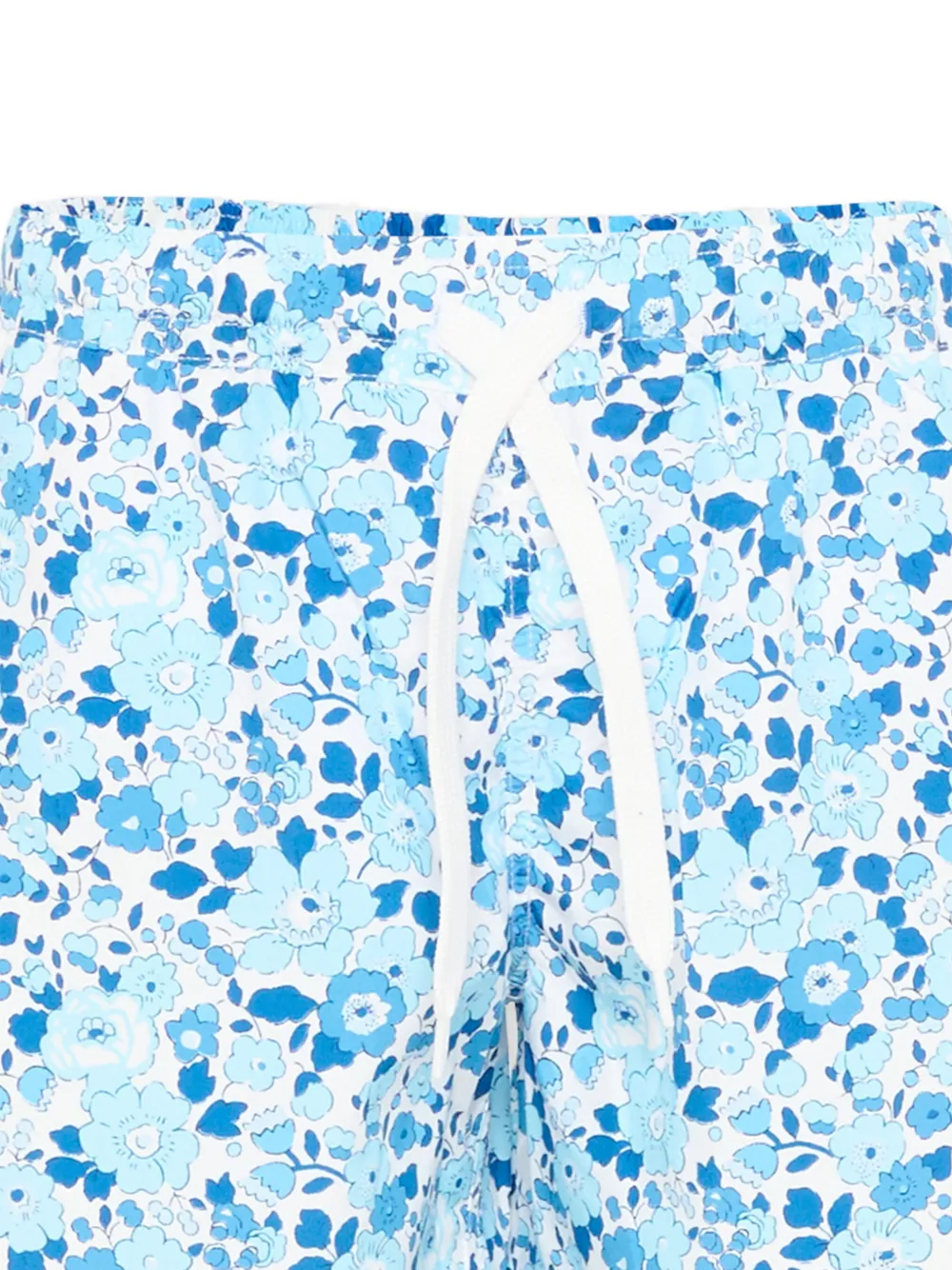 Pesciolino Rosso Kids Zwembroek met bloemenprint Blauw