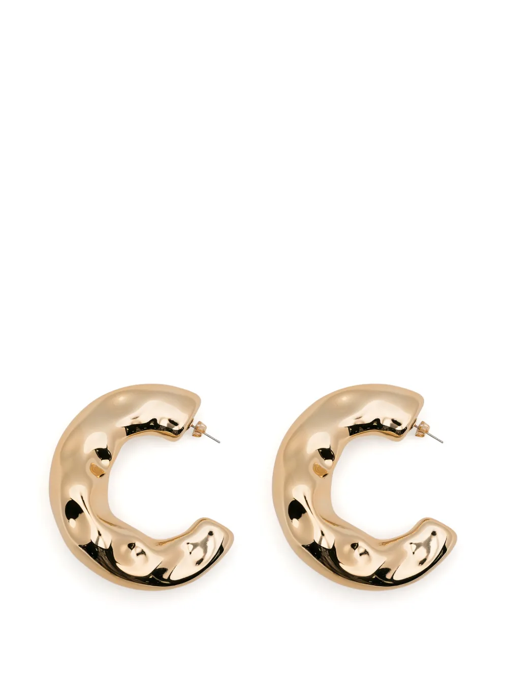 Essentiel Antwerp gold-tone hoop earrings - Oro