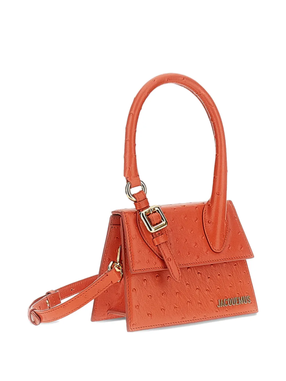  Jacquemus Medium Le Chiquito Tote Bag - Orange 