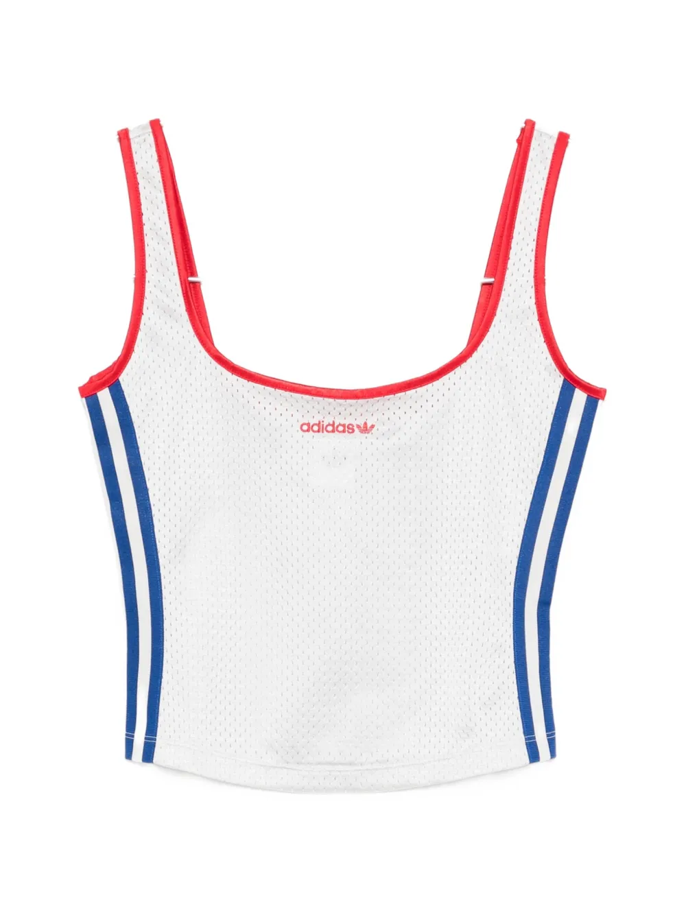 adidas striped tank top - Grigio