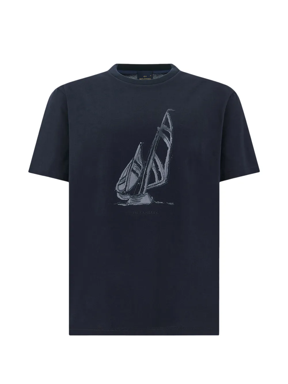 Paul & Shark graphic print structured T-shirt - Blu