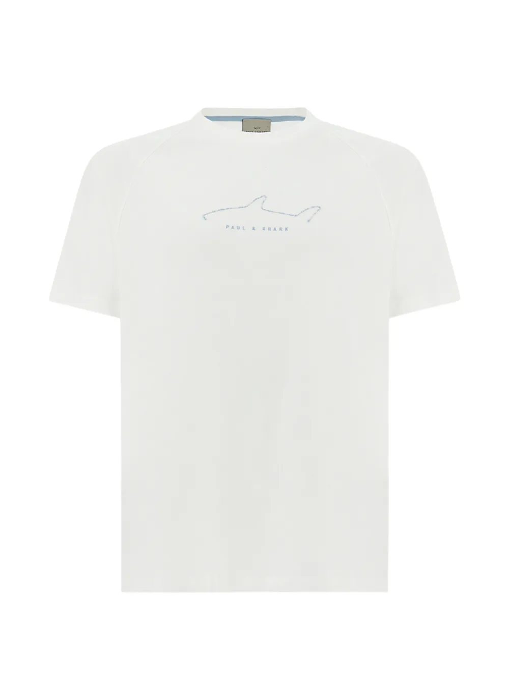 Paul & Shark embroideries jersey T-shirt - Bianco