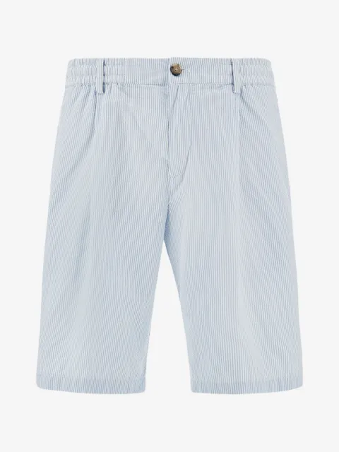 Paul & Shark striped seersucker shorts
