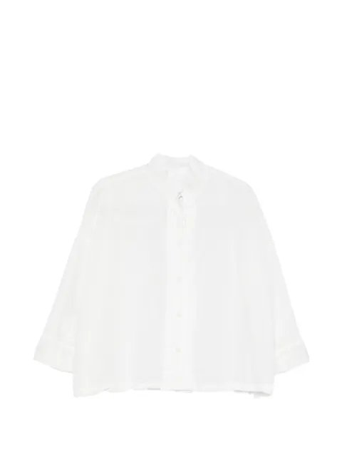 Ricorrrobe button mandarin collar top