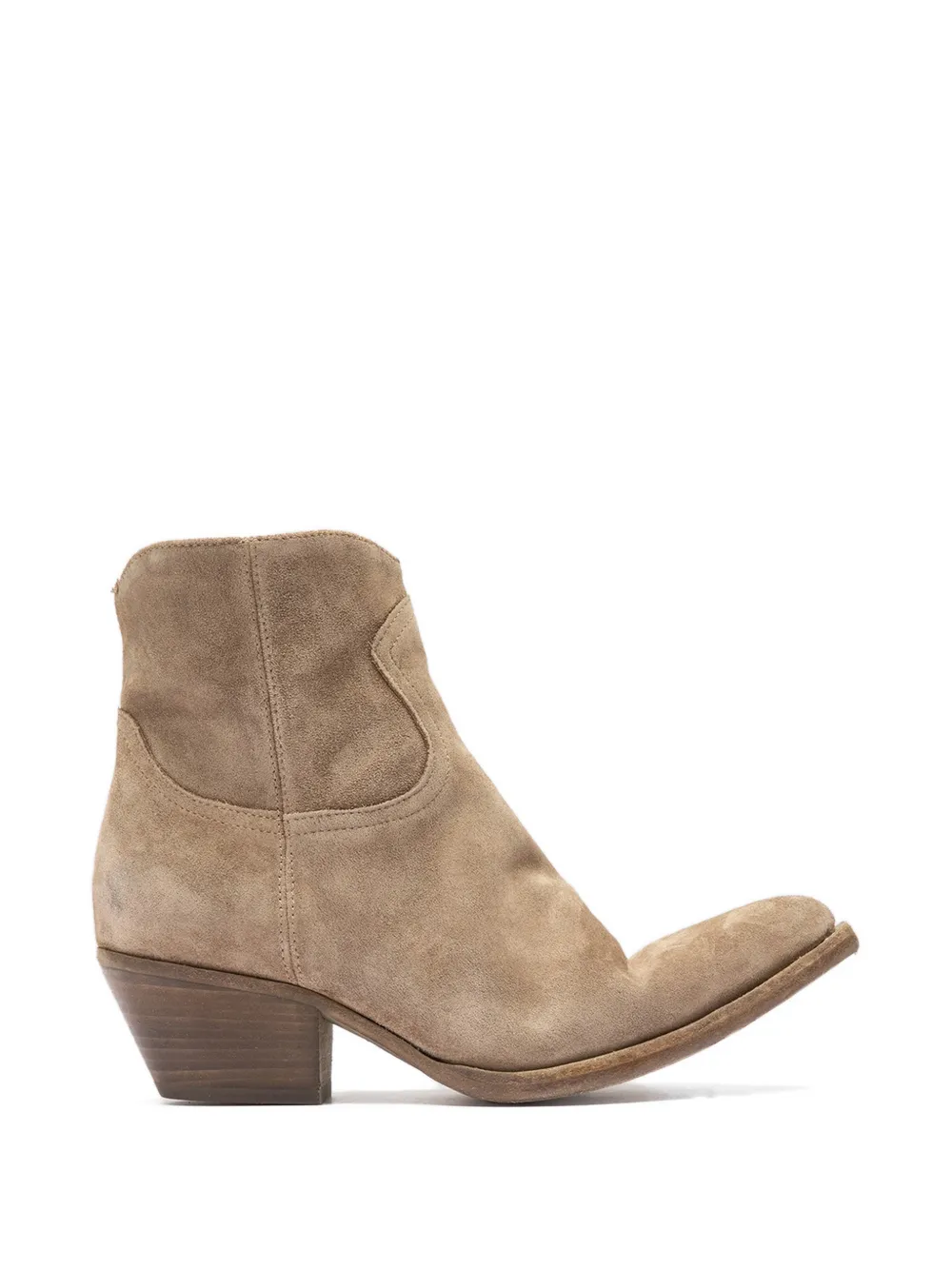 Officine Creative Wanda suède laarzen Beige