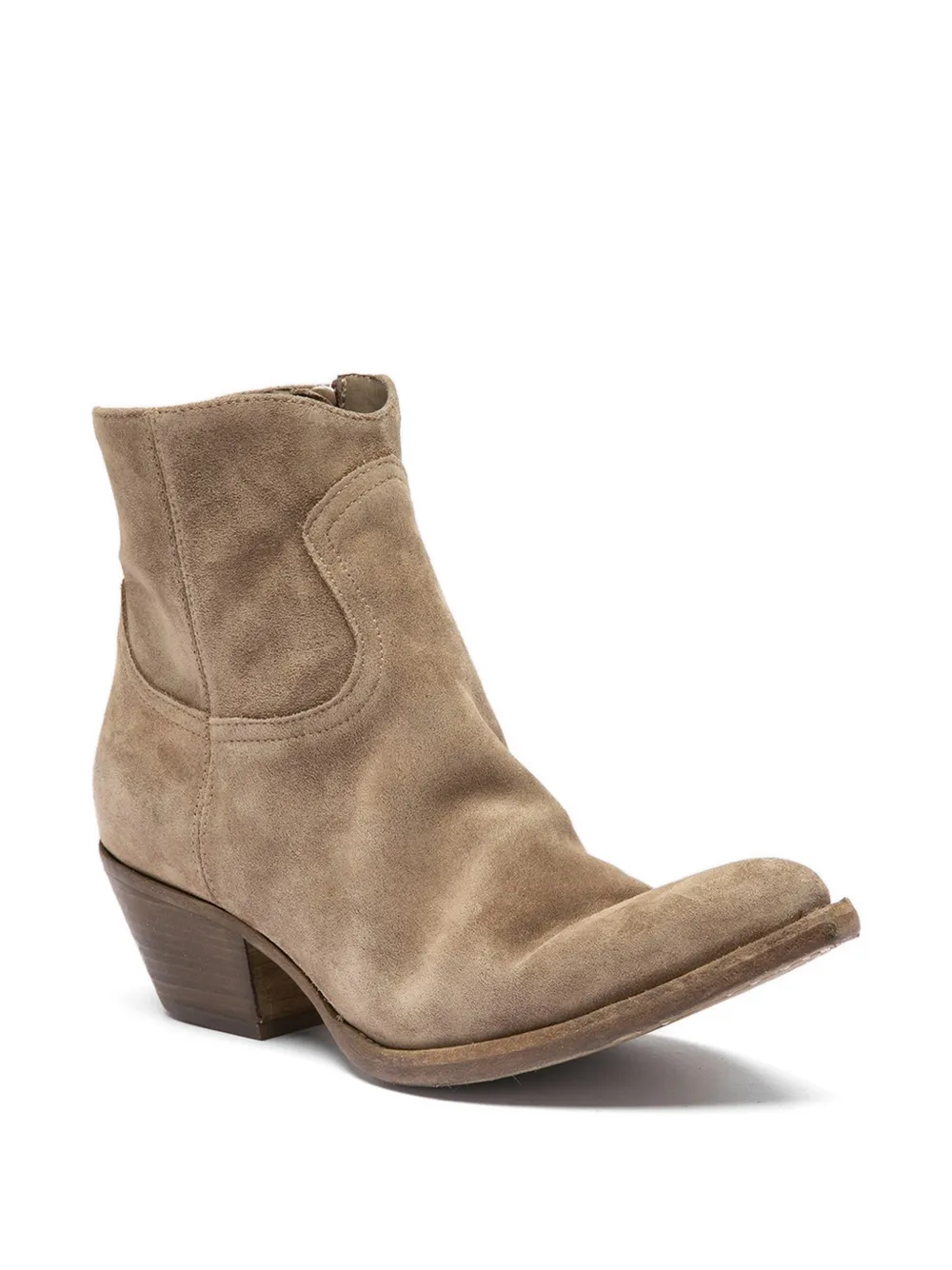 Officine Creative Wanda suède laarzen Beige