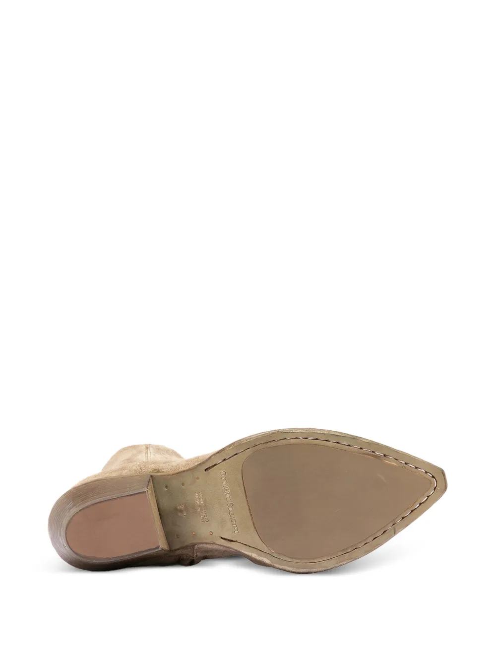 Officine Creative Wanda suède laarzen Beige