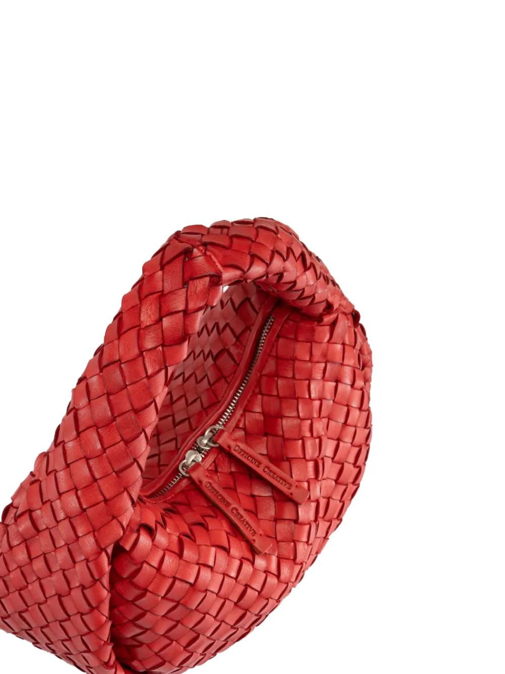 Officine Creative Bolina 144 leren schoudertas Rood