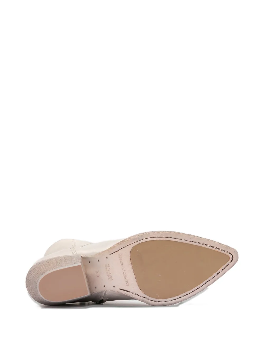 Officine Creative Wanda leren laarzen Wit