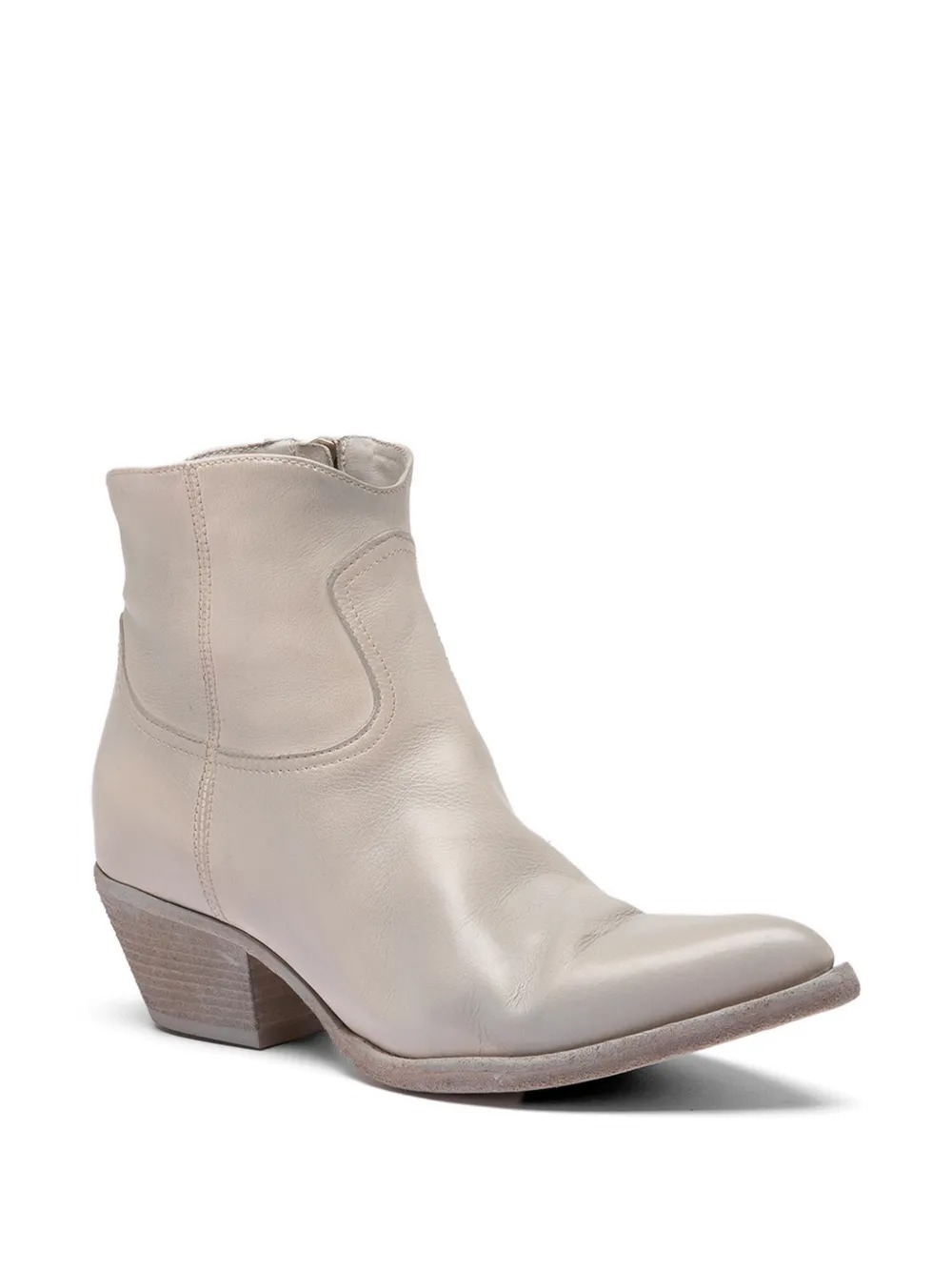 Officine Creative Wanda leren laarzen Wit