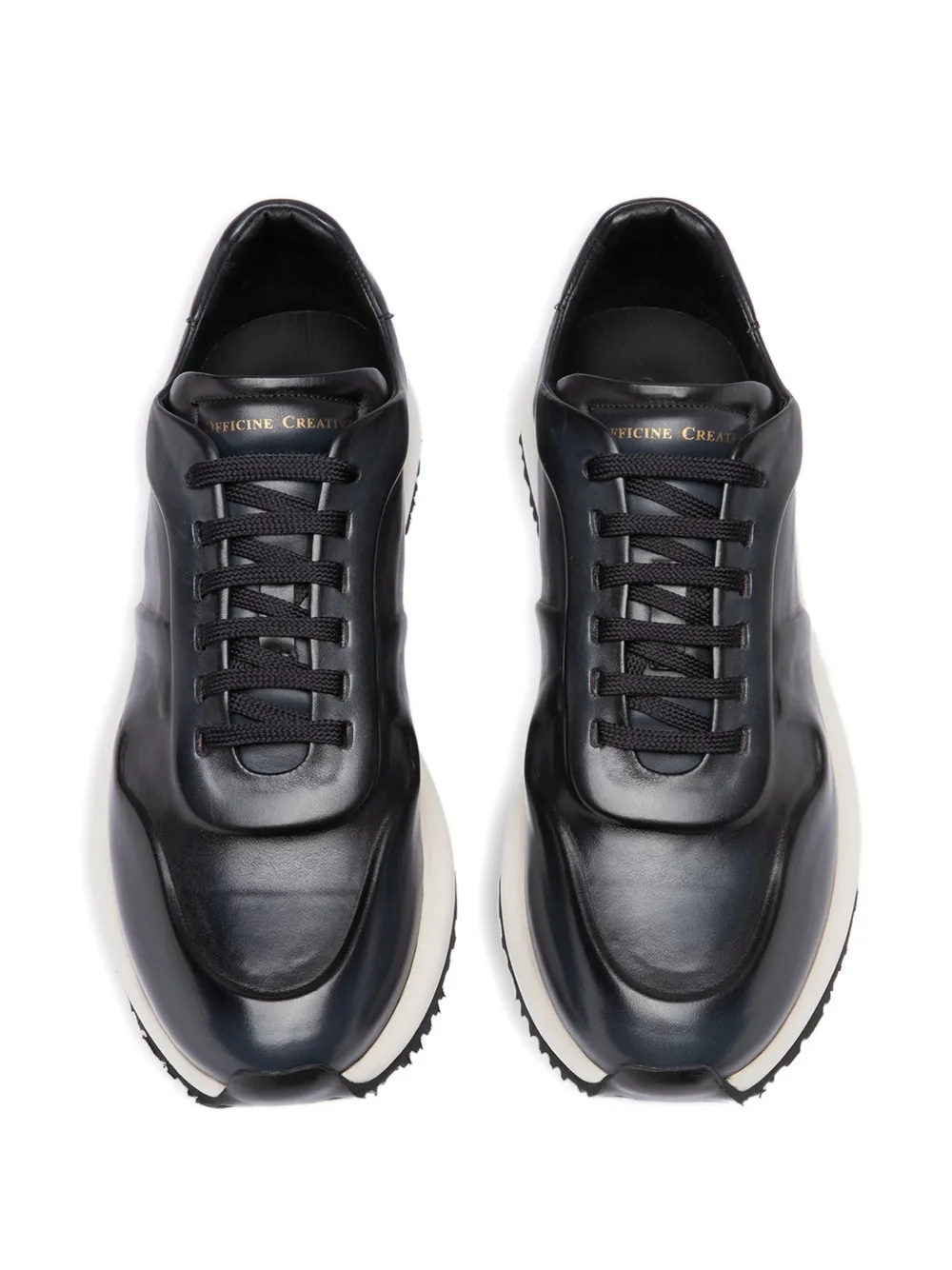 Officine Creative Perspective 001 leren sneakers Blauw