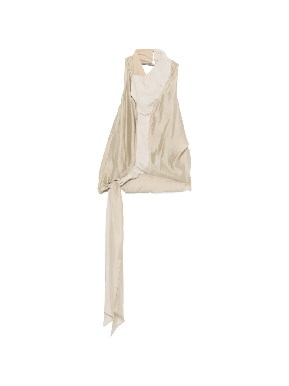 ENTIRE STUDIOS tie-strap top - Toni neutri