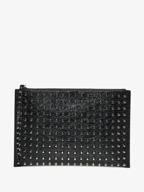 John Richmond studded clutch bag