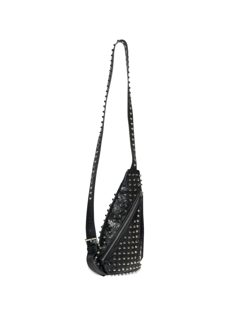 John Richmond studded shoulder bag - Nero
