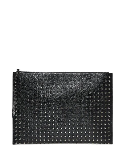 John Richmond studded clutch bag
