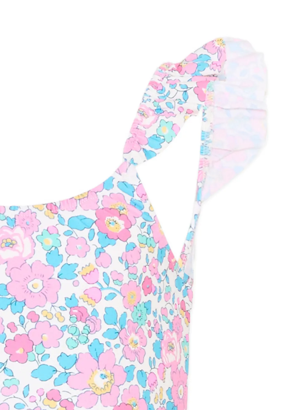Ruffled Floral Swimsuit