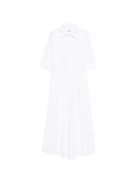 CRIDA Baldo collared midi dress