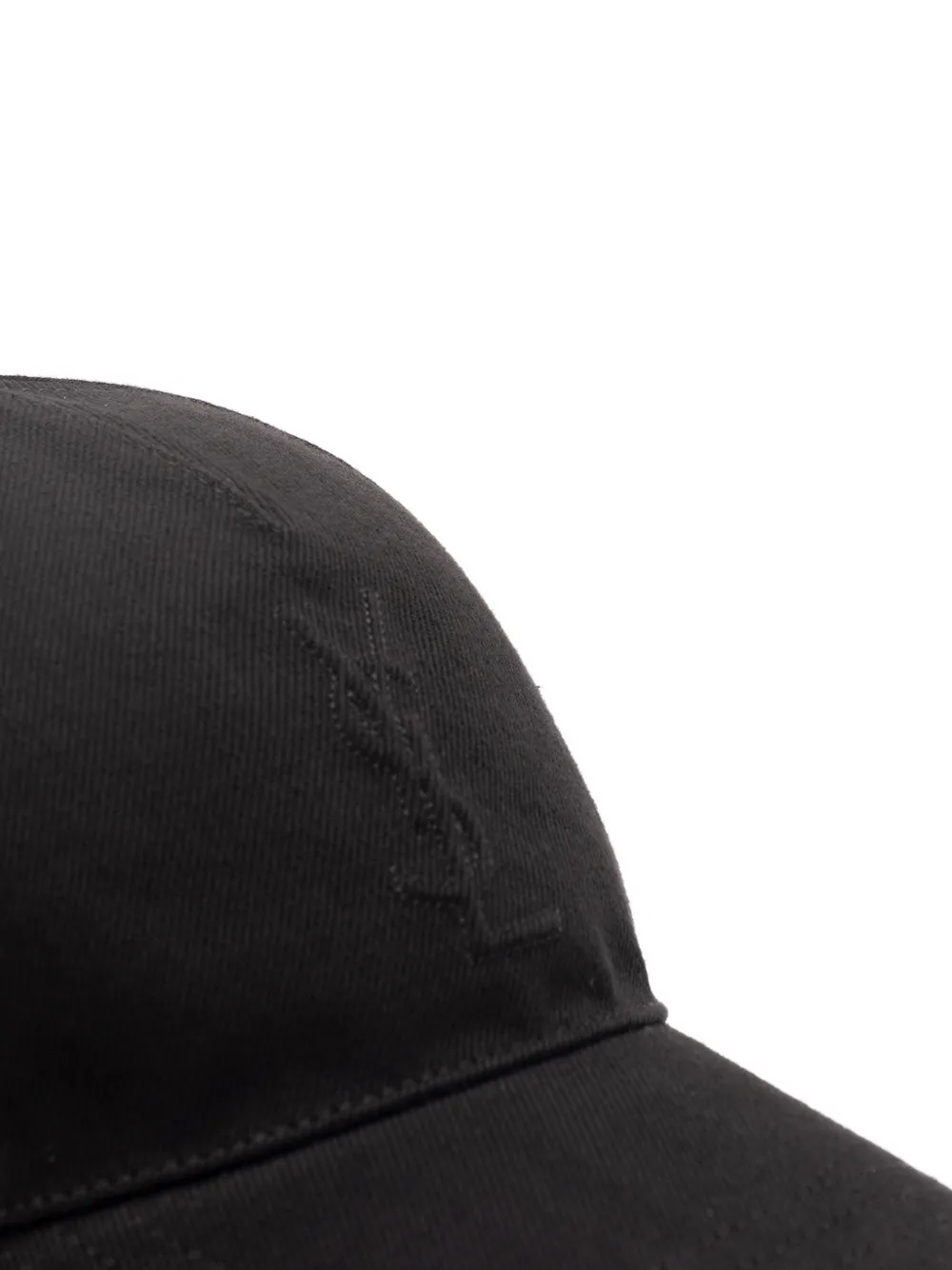 Saint Laurent Logo Cap | Black | FARFETCH ID