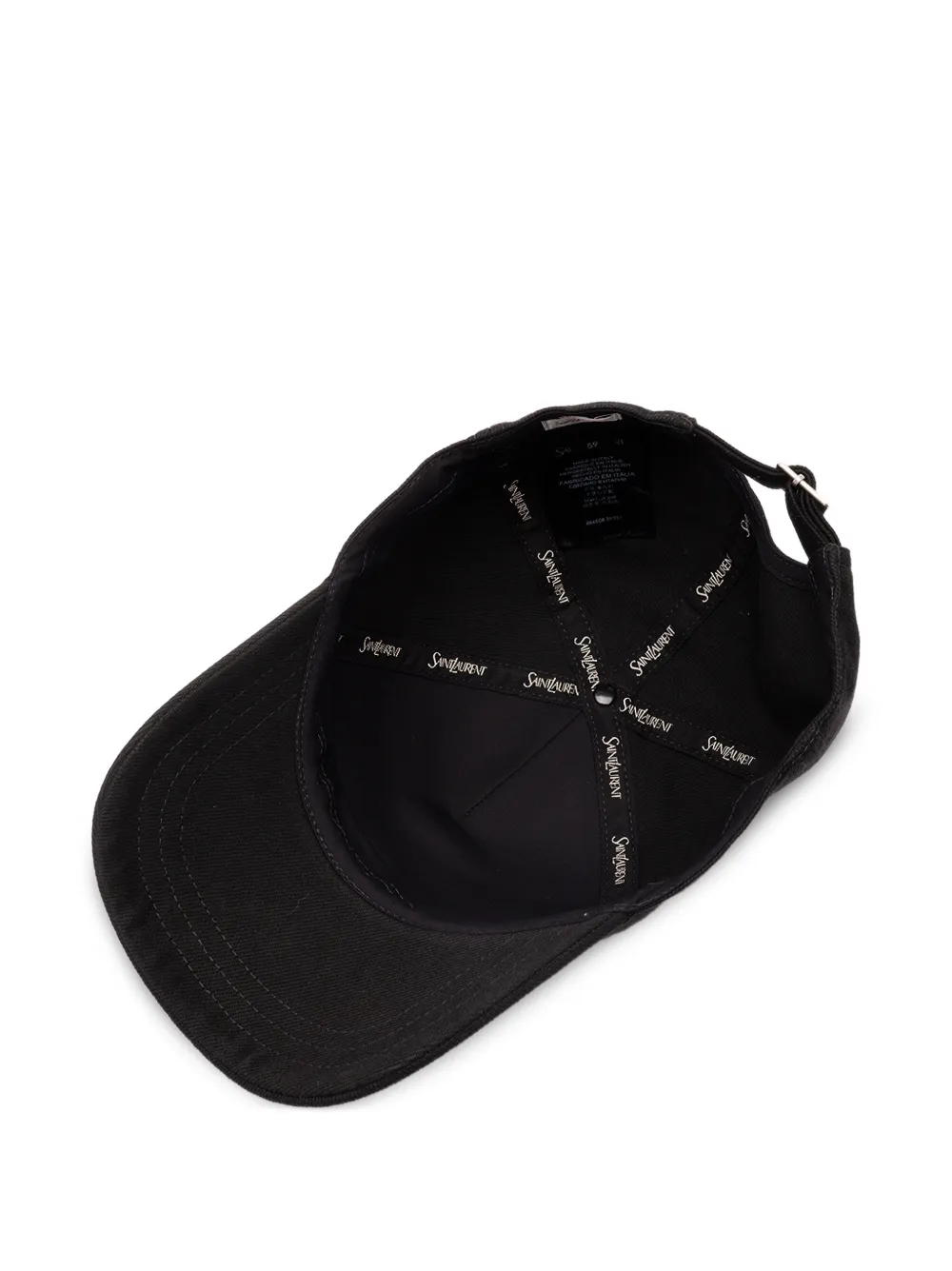 Saint Laurent Pet met logo Zwart
