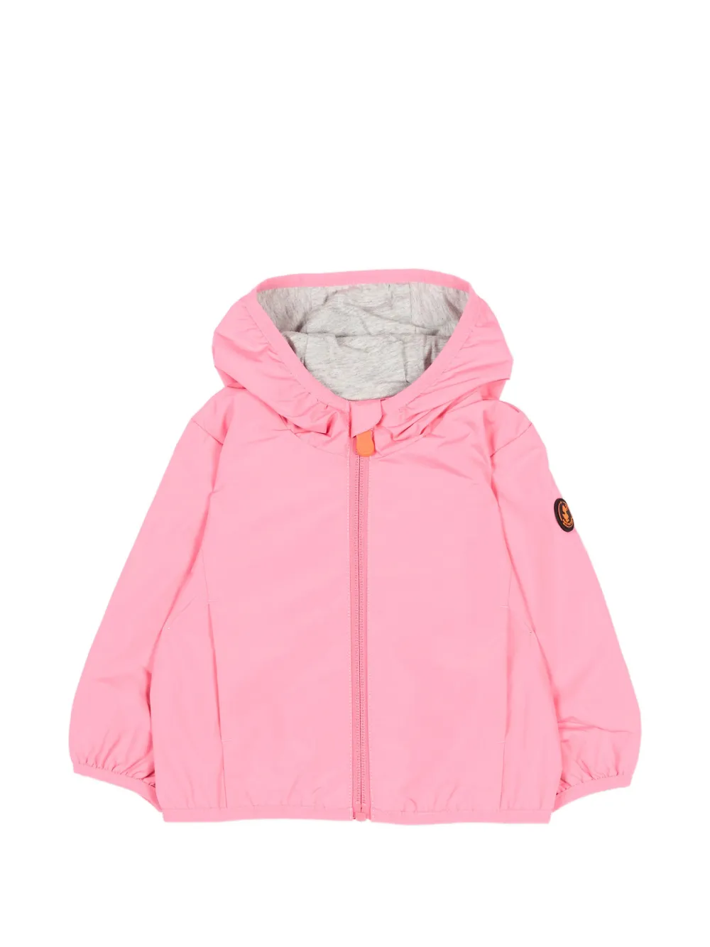 Save The Duck Kids logo-detail jacket - Rosa