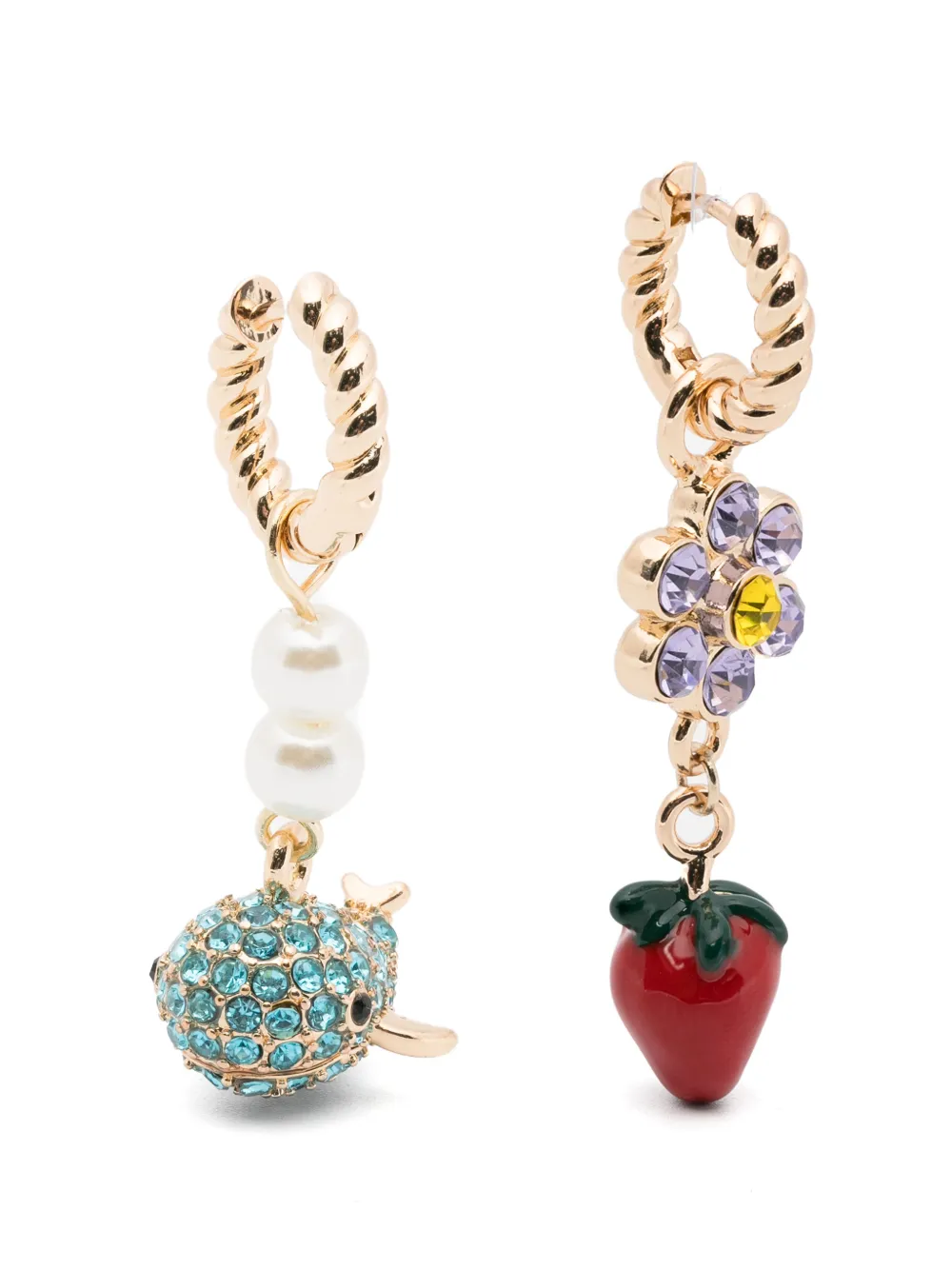 Essentiel Antwerp crystal-embellished earrings - Oro