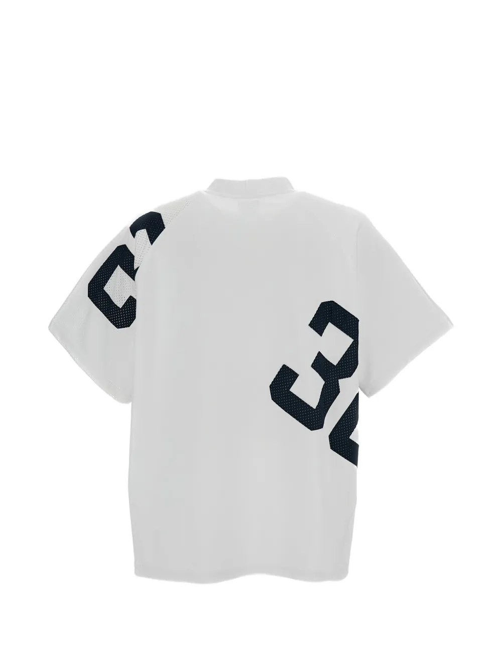 Arte Antwerp T-shirt met mesh nummerprint Wit