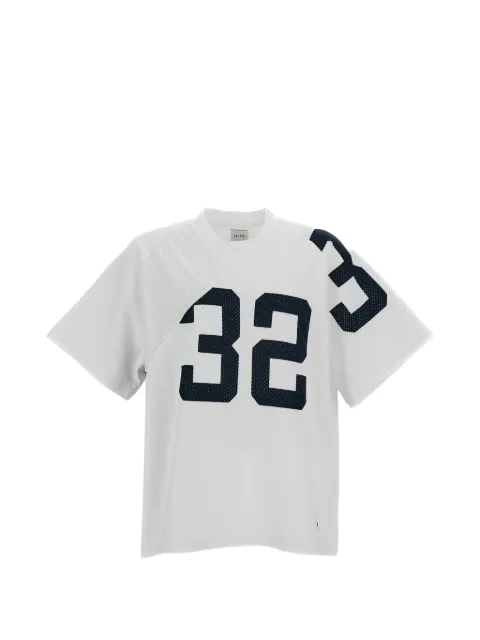 Arte Antwerp mesh number-print t-shirt