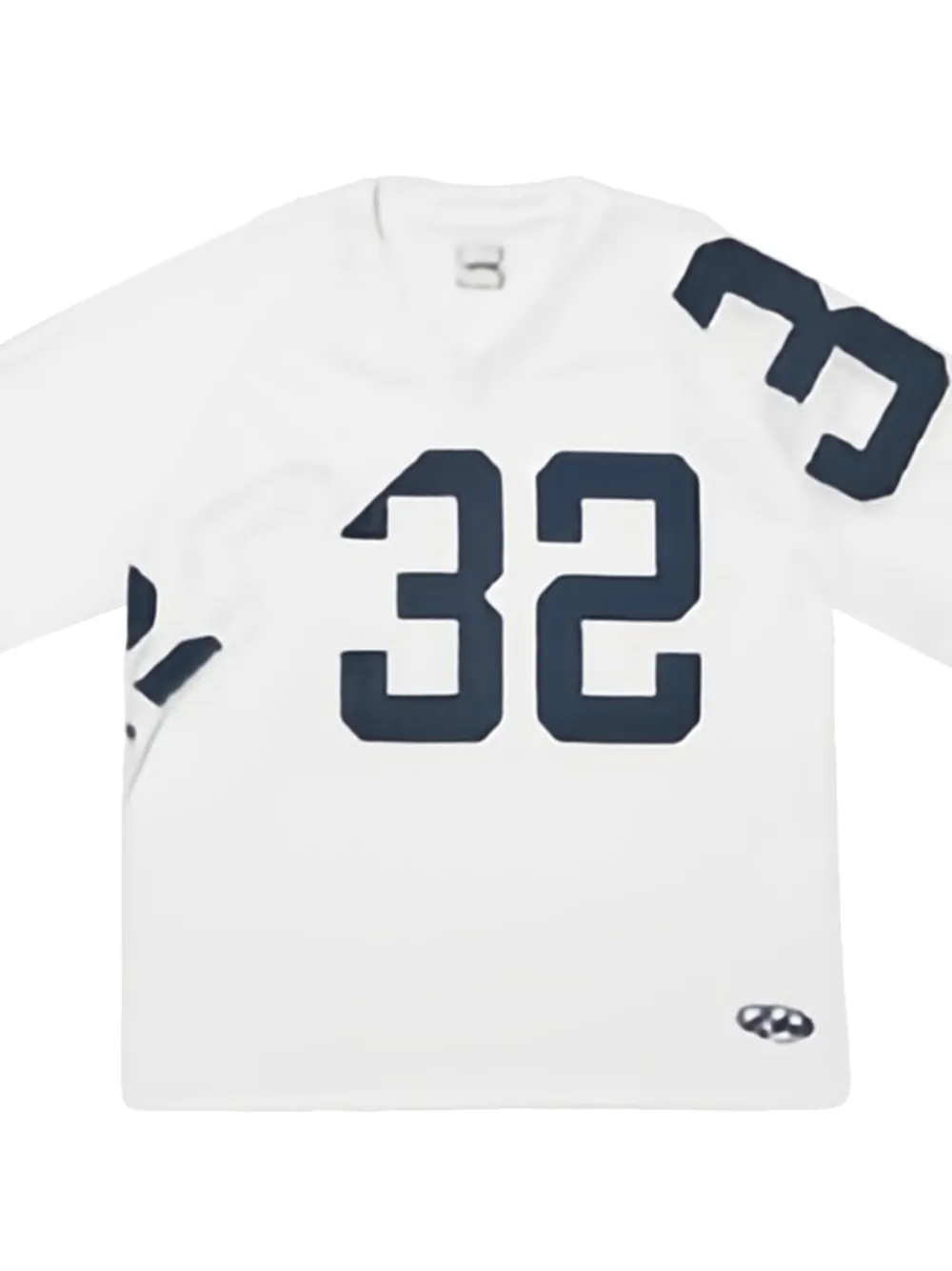 Arte Antwerp T-shirt met mesh nummerprint Wit