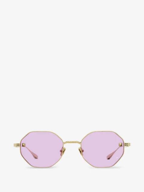 VALENTINO GARAVANI EYEWEAR Rockstud geometric sunglasses
