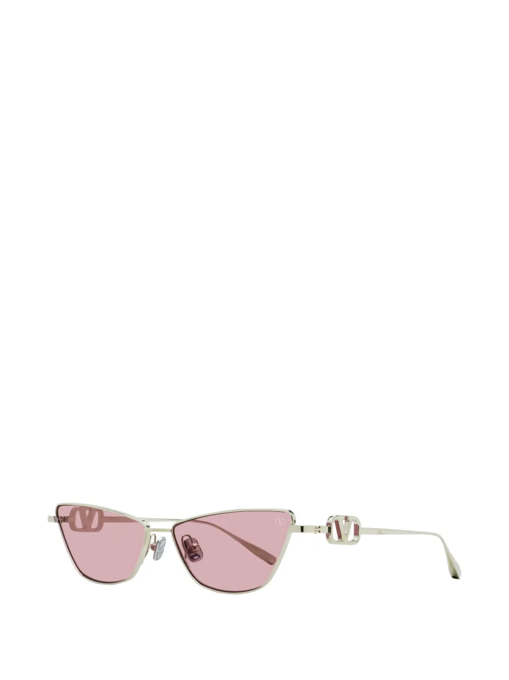 VALENTINO GARAVANI EYEWEAR Zonnebril met cat-eye montuur Goud