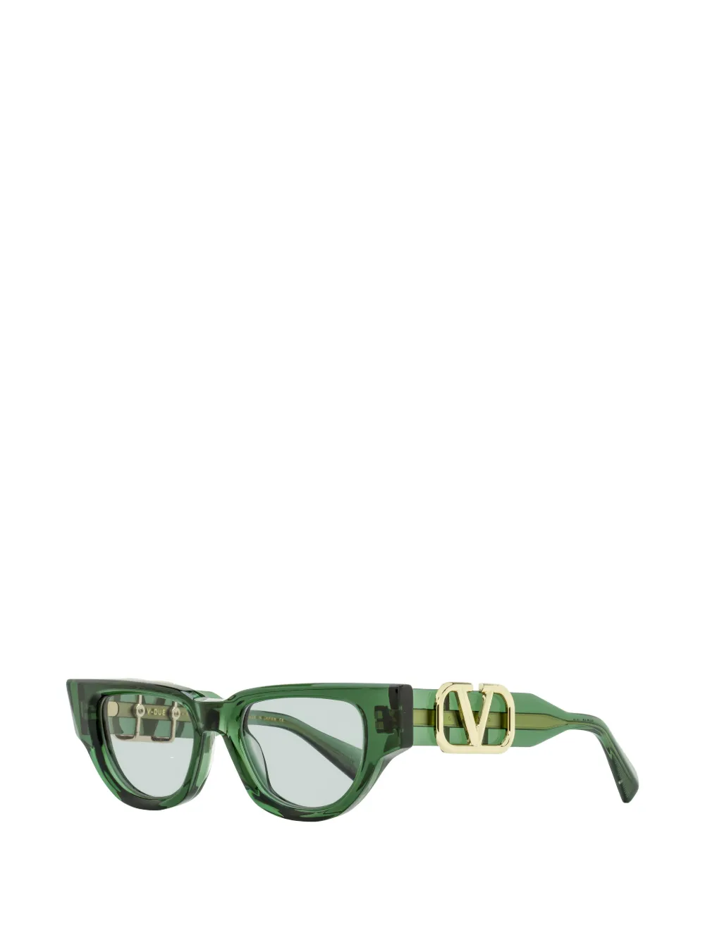  Valentino Garavani V-due Oversized-square Sunglasses - Green 