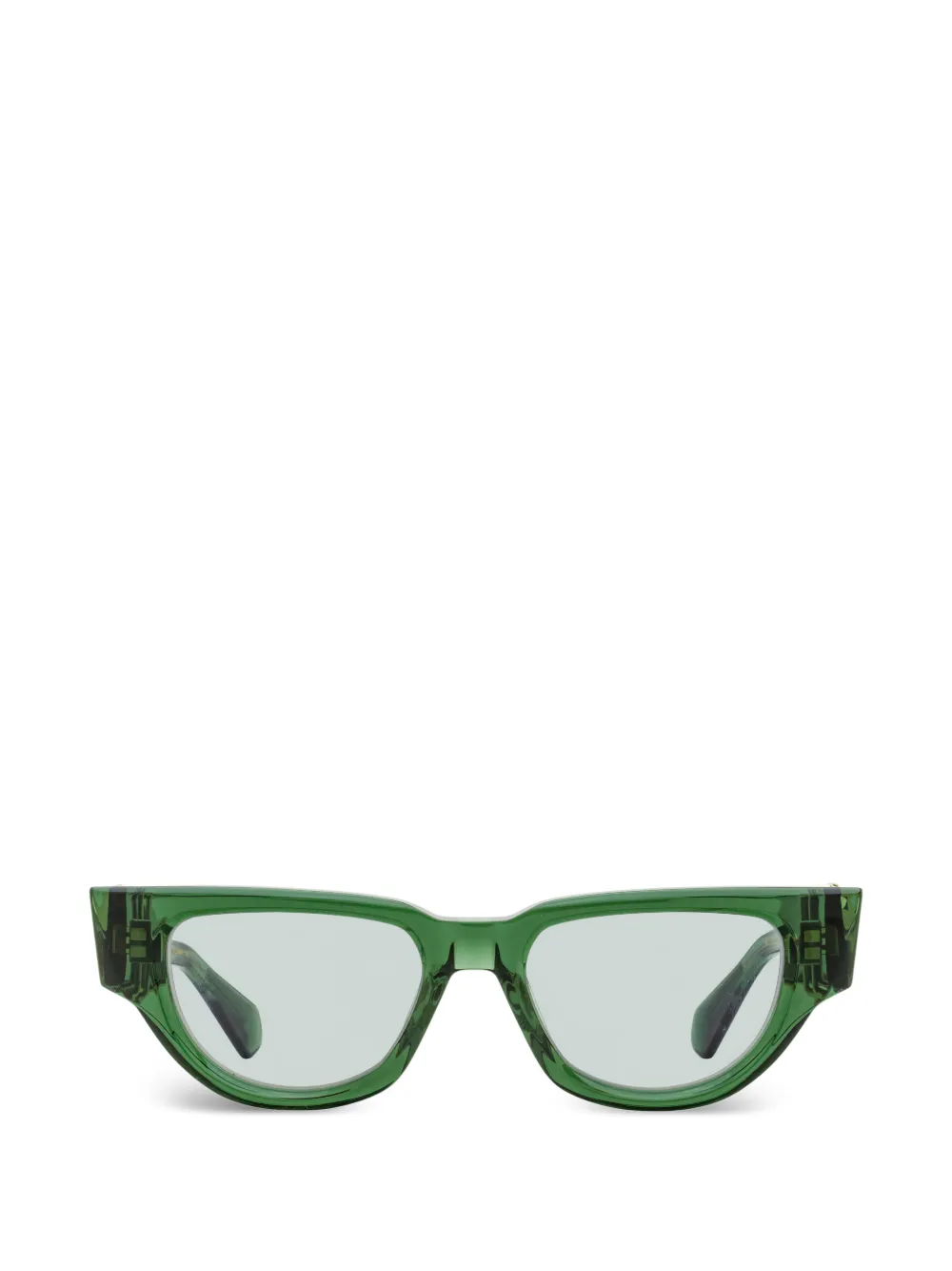 Valentino Garavani V-Due oversized-square sunglasses - Verde