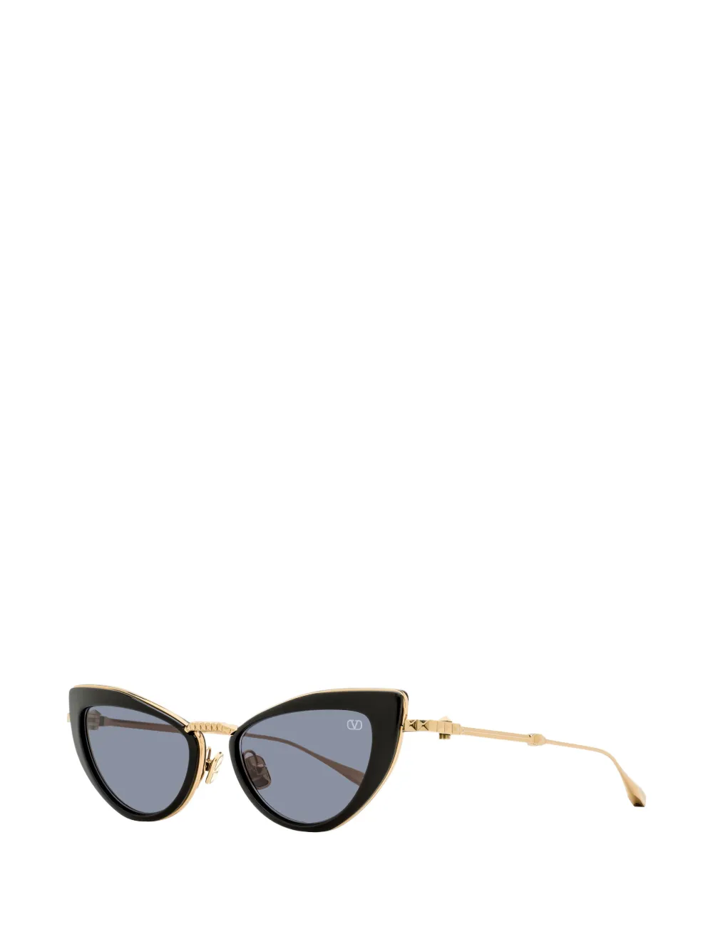  Valentino Garavani Eyewear Viii Pyramid Cat-eye Sunglasses - Black 