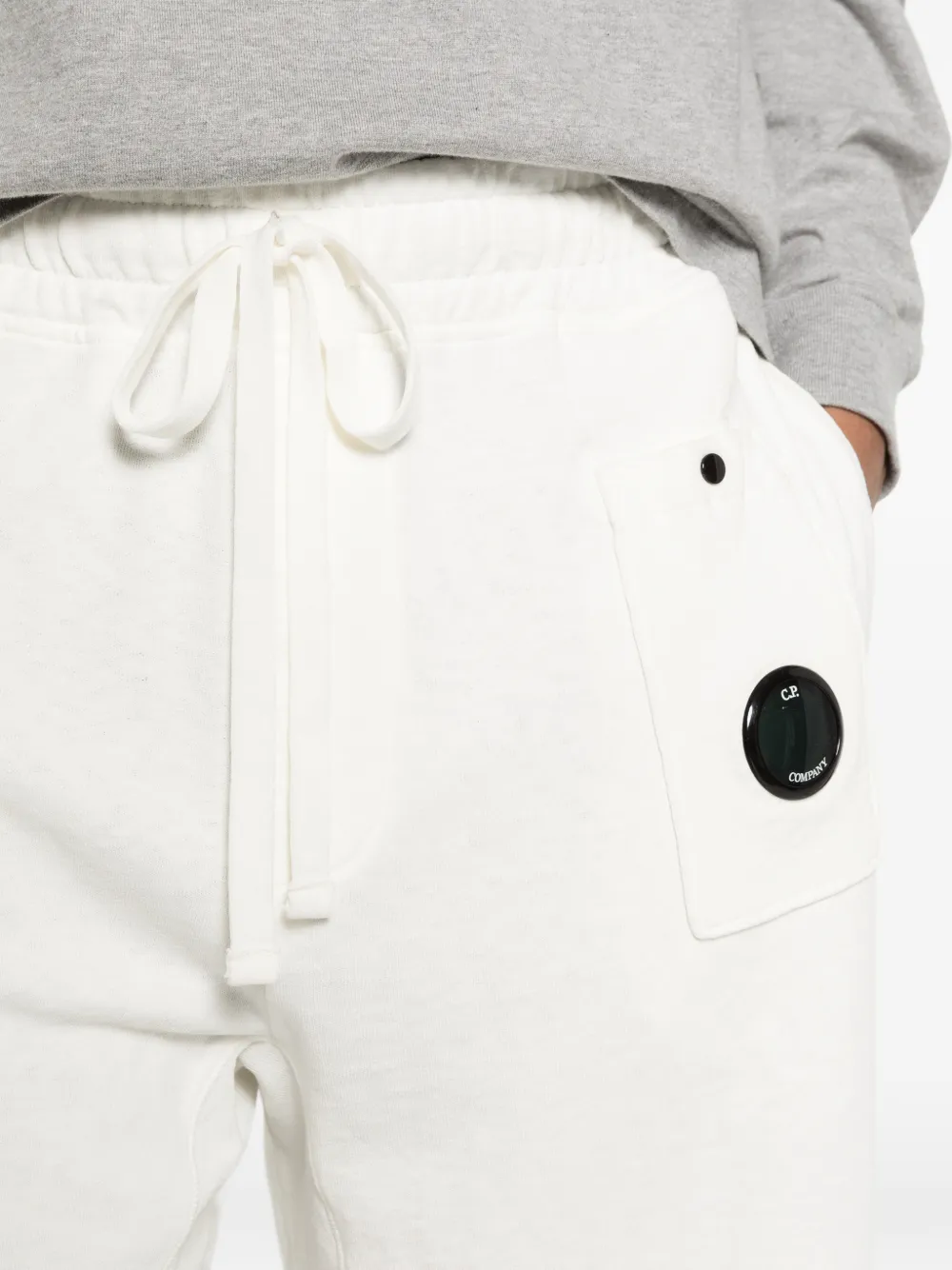 C.P. Company Shorts met logopatch Wit