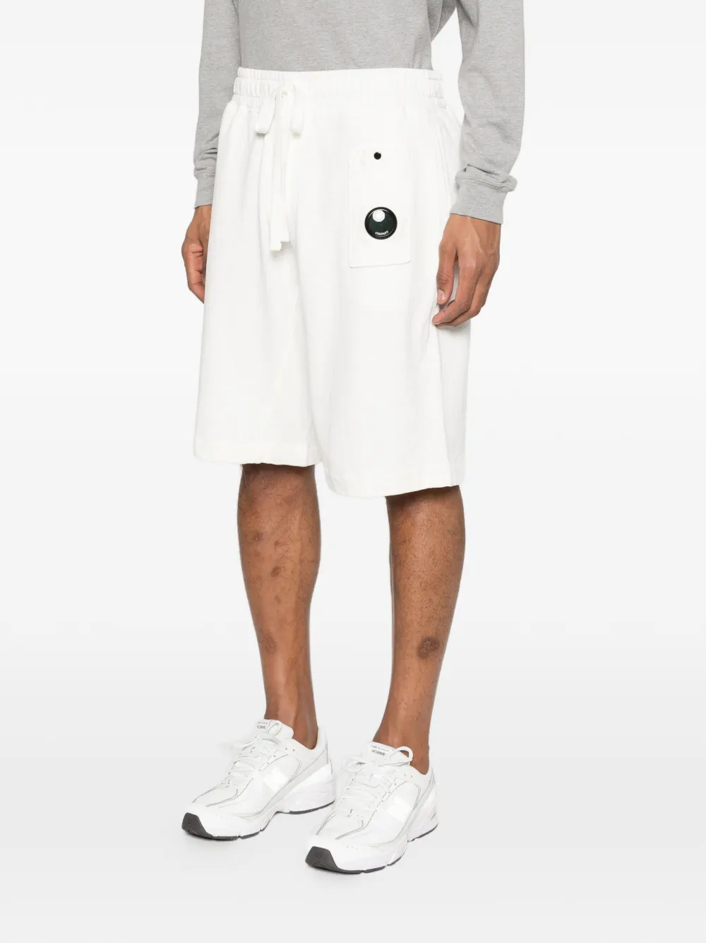 C.P. Company Shorts met logopatch Wit