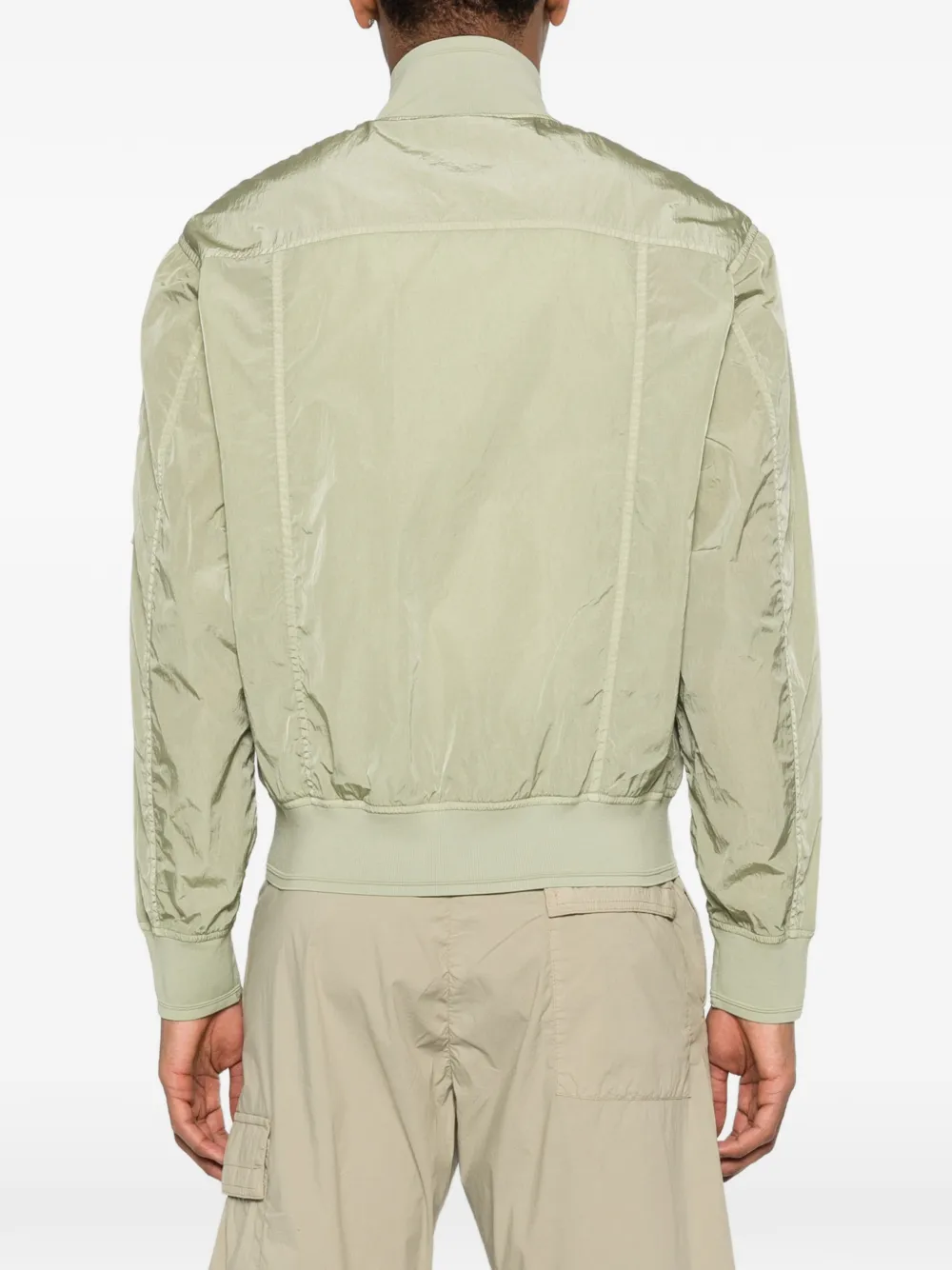 C.P. Company Button-up jack met Lens-detail Groen