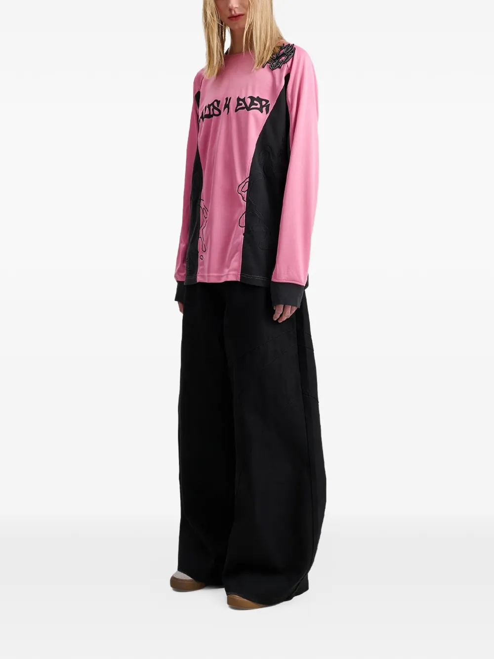 Alis Camiseta A Paneles - Rosa 