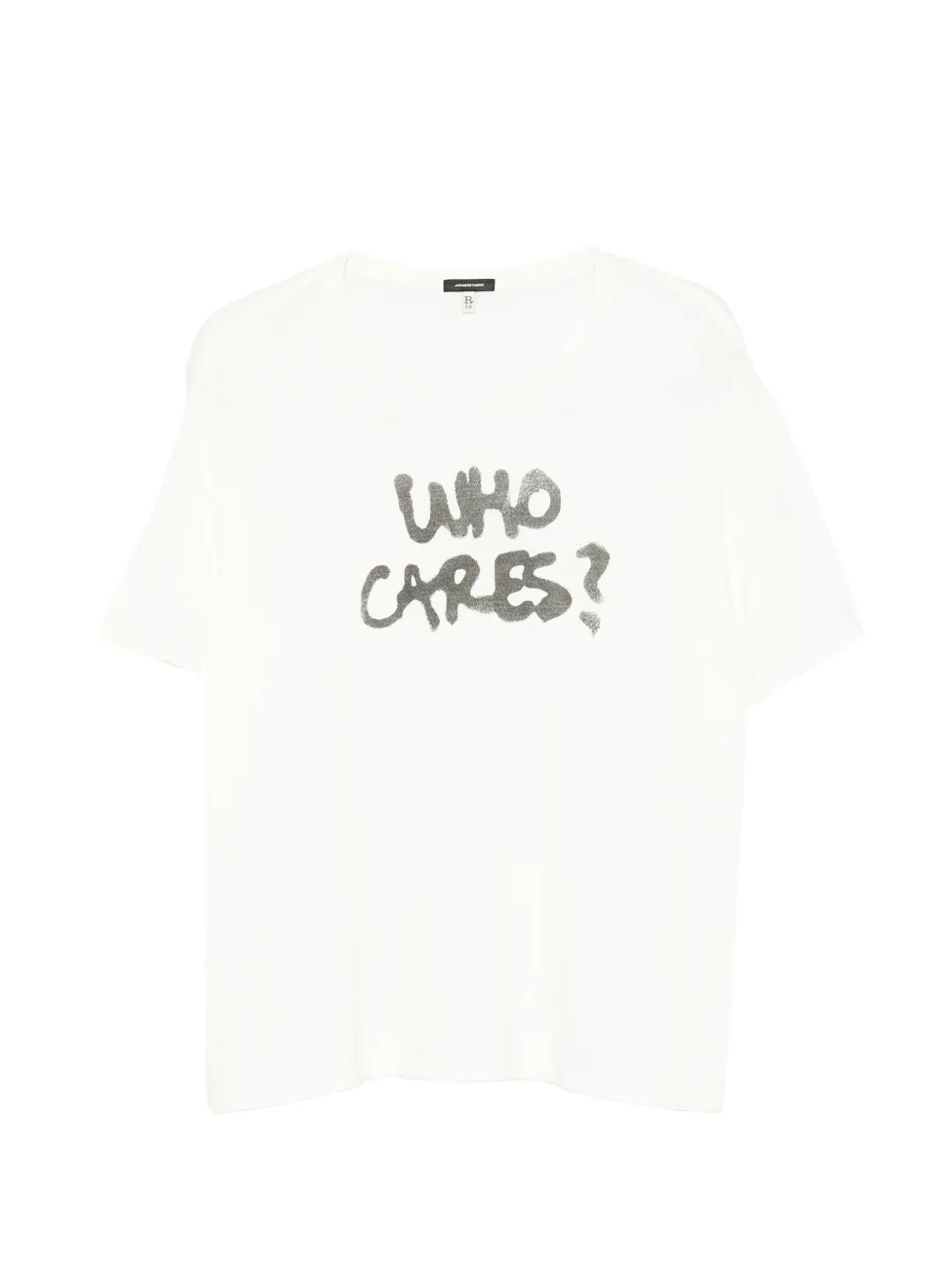R13 graphic-print T-shirt - Bianco