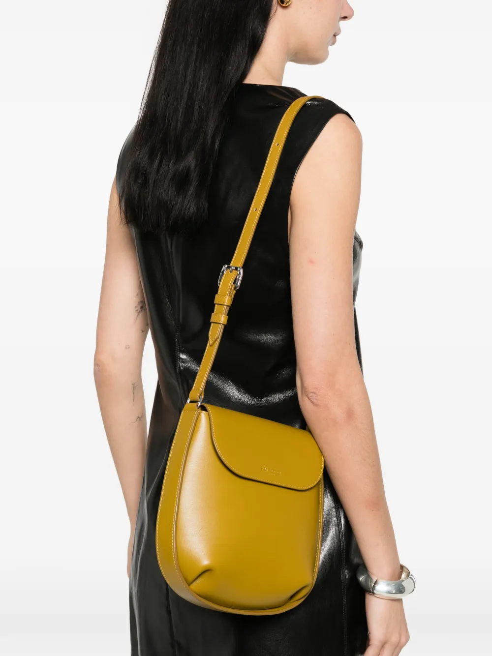  J&m Davidson Small Dash Shoulder Bag - Yellow 