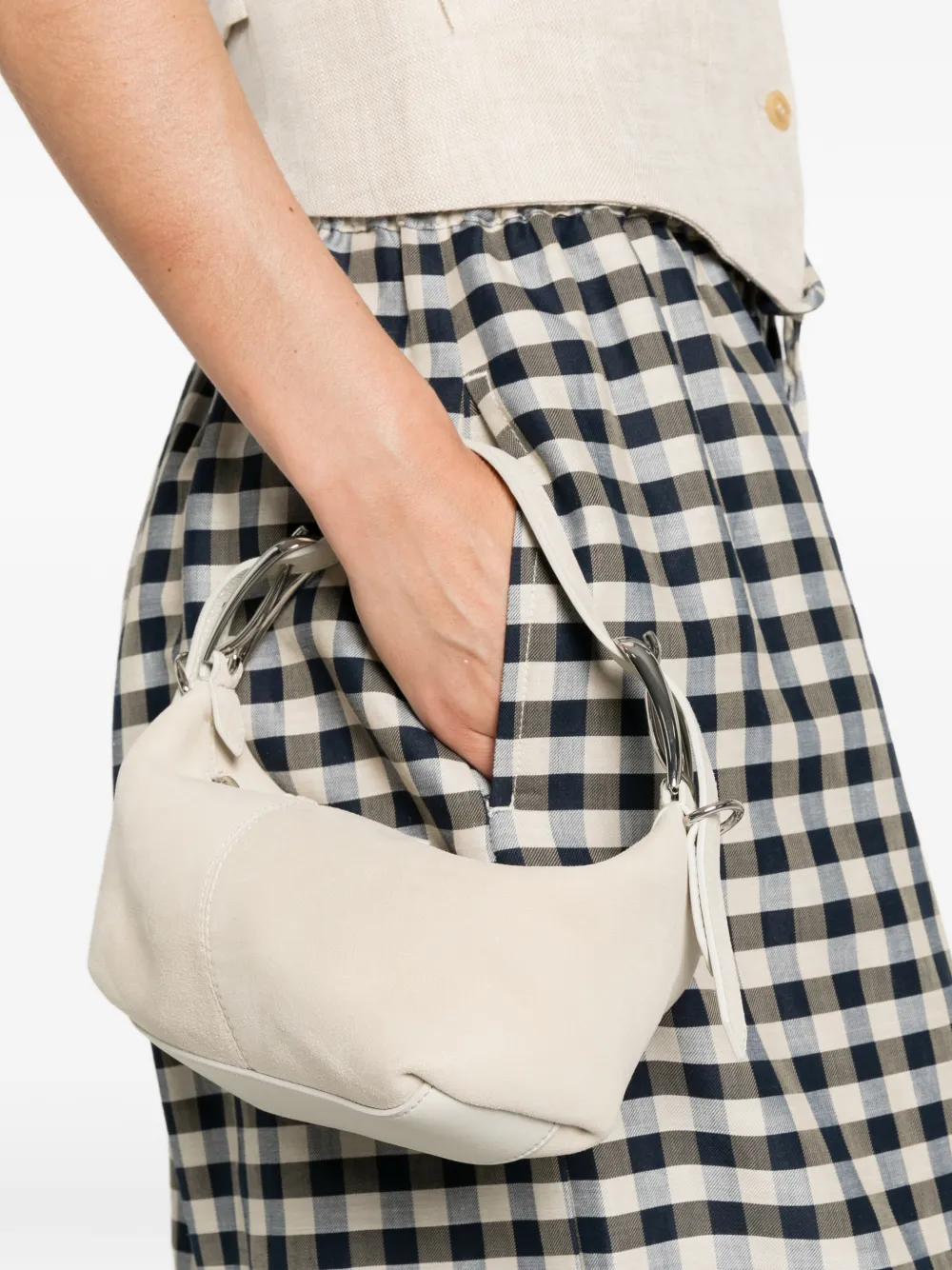  J&m Davidson Buckle Tote Bag - Neutrals 