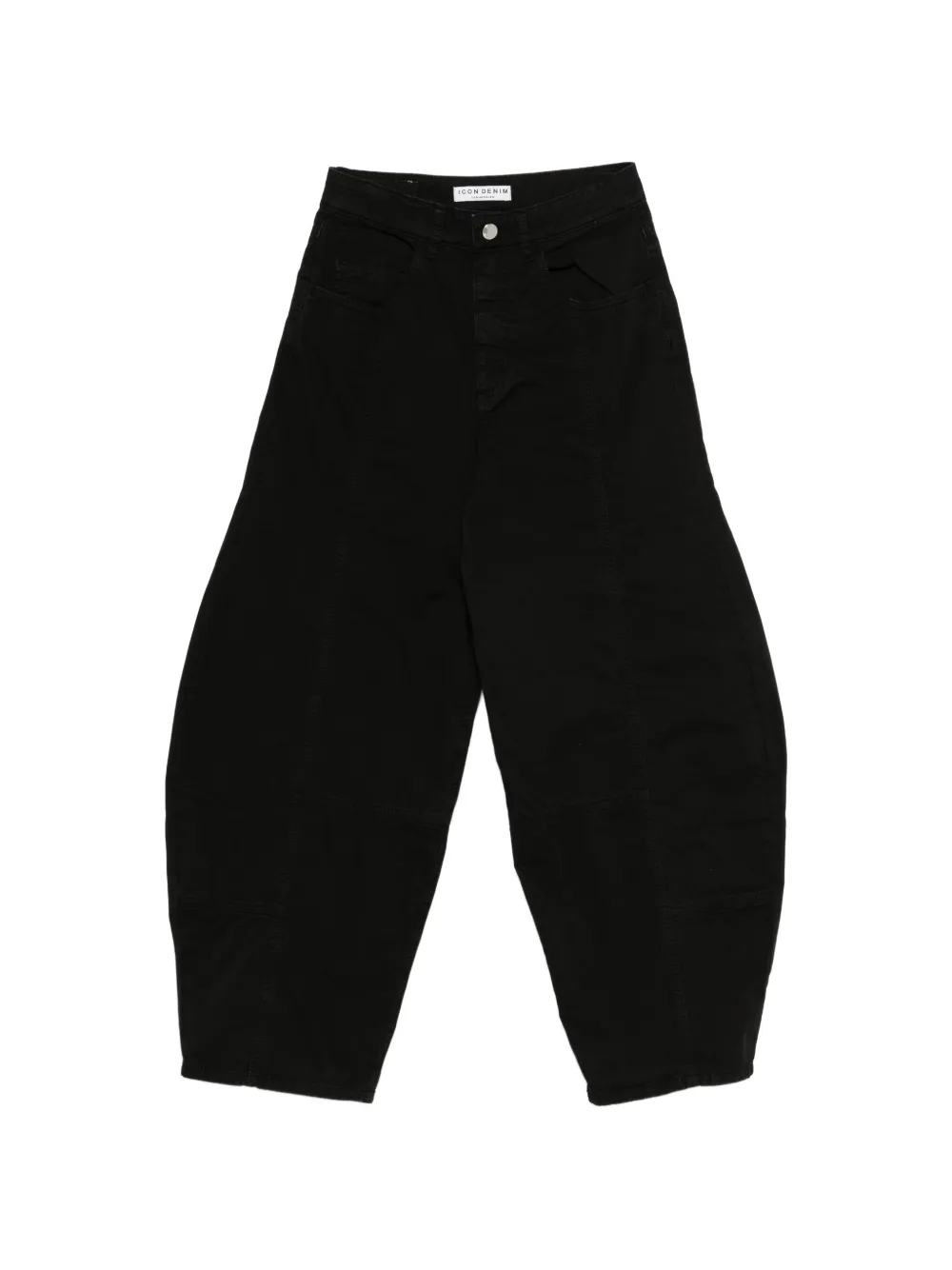 ICON DENIM panelled jeans - Nero