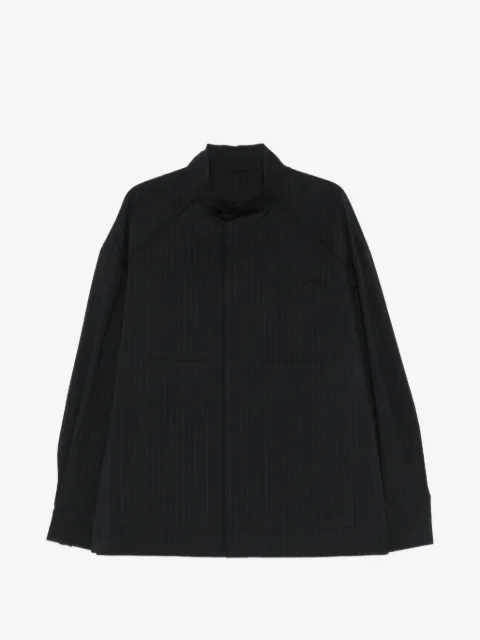 Juun.J Camisa risca de giz com bolso