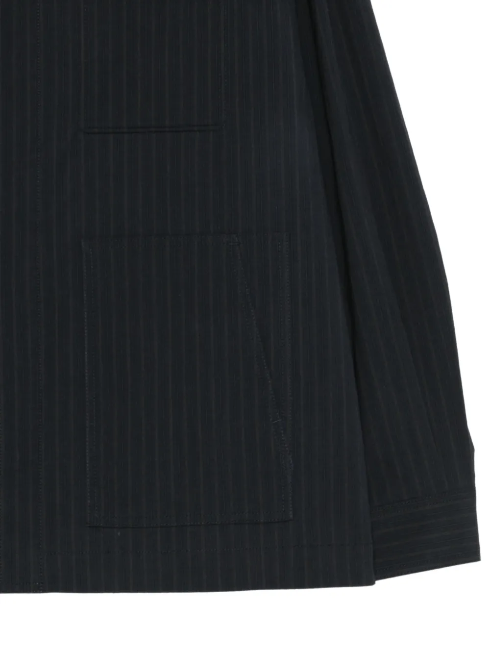  Juun.j Pinstripe Pocket Shirt - Blue 