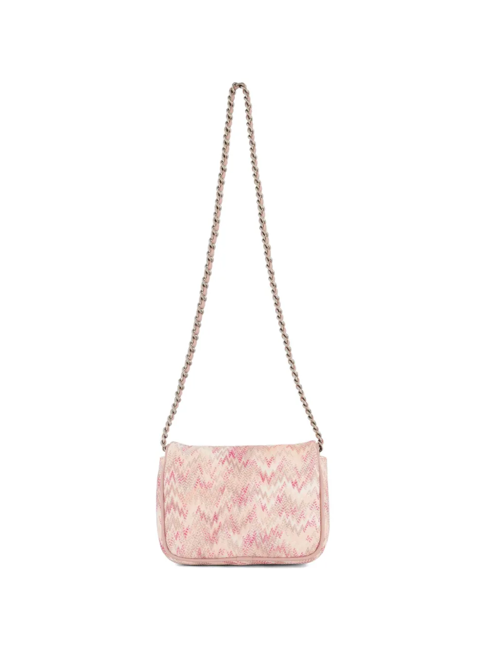  Missoni Kids Zigzag-pattern Chain-strap Bag - Pink 