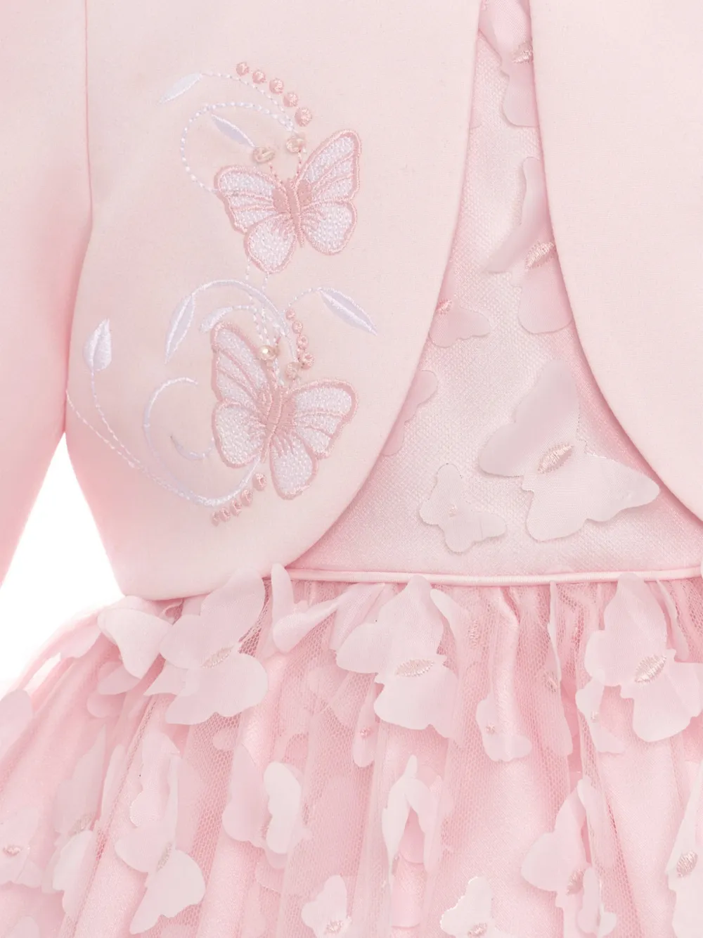 Dress & Fleur Jurk met vlinder-verfraaiing Roze