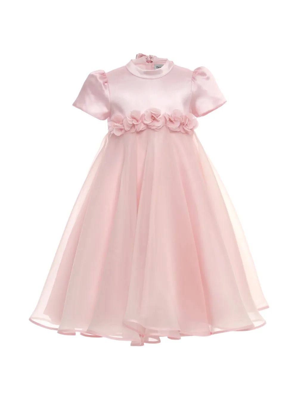 Dress & Fleur floral-appliqué dress set - Rosa